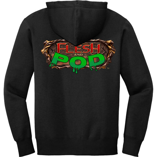 Flesh and Pod Logo Zip Up Hoodie