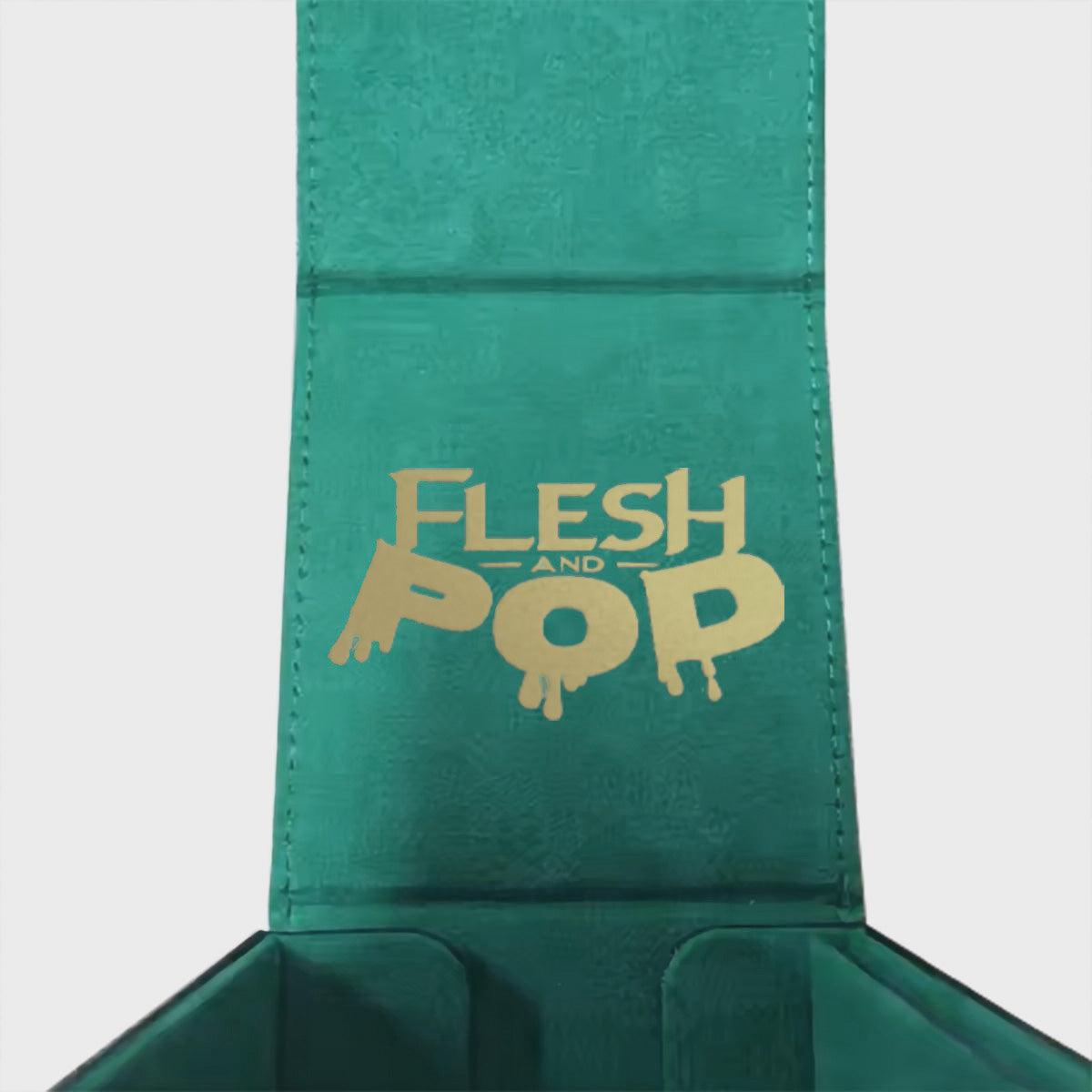Flesh and Pod - Black and Green Magnetic Vertical Deck Box PREORDER