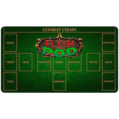 Flesh and Pod Green Playmat