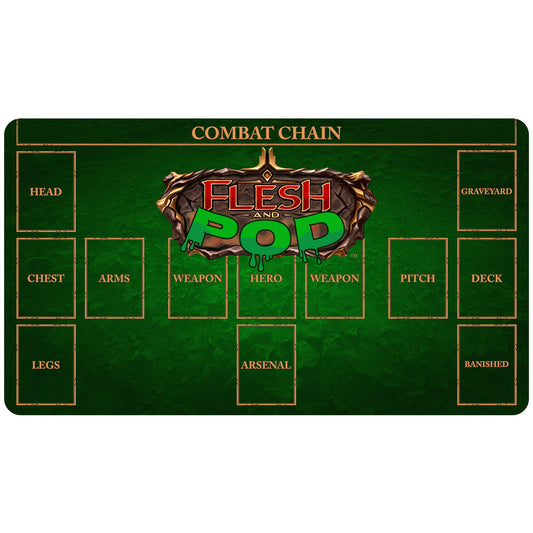 Flesh and Pod Green Playmat