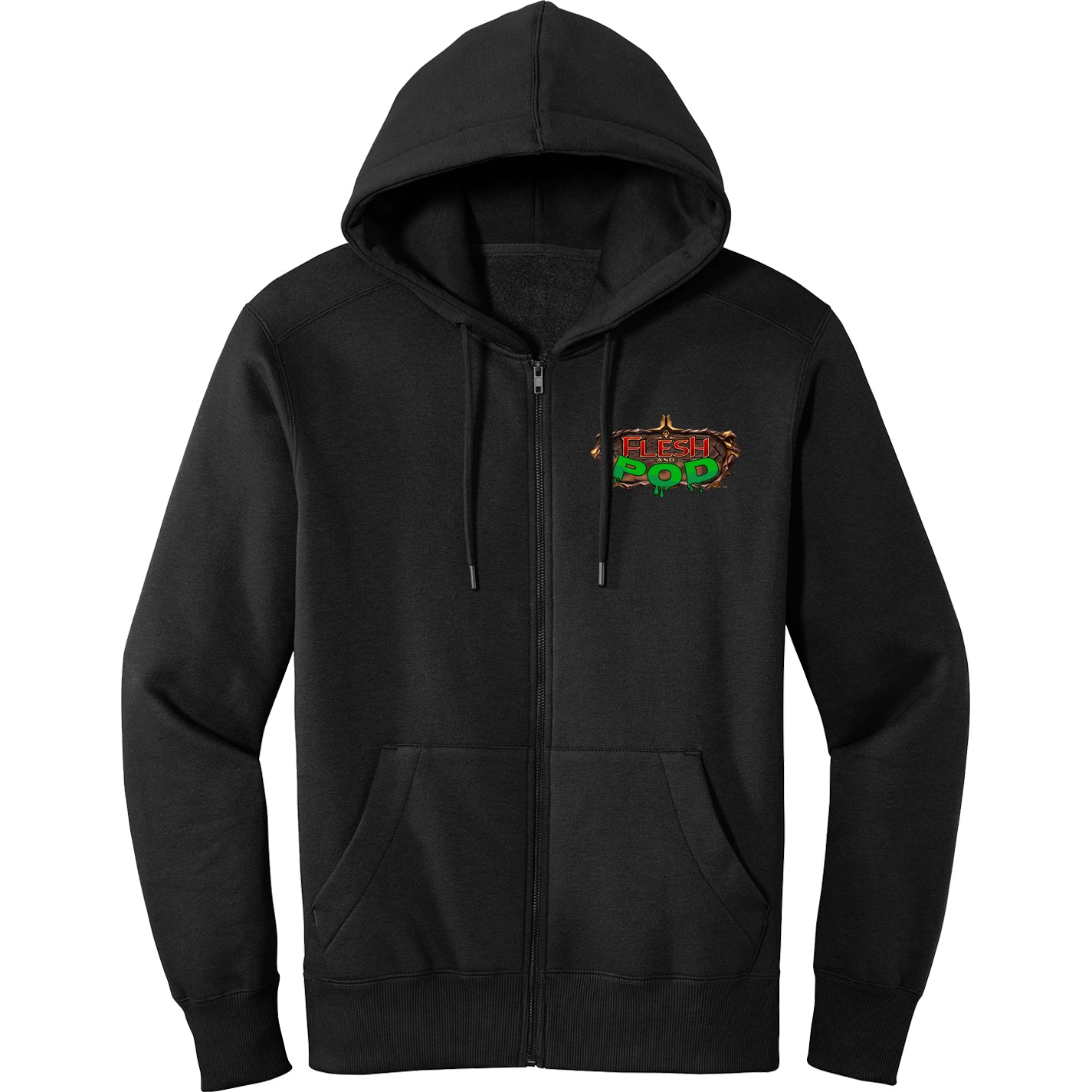 Flesh and Pod Logo Zip Up Hoodie