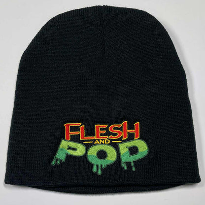 Flesh and Pod Embroidered Logo Beanie