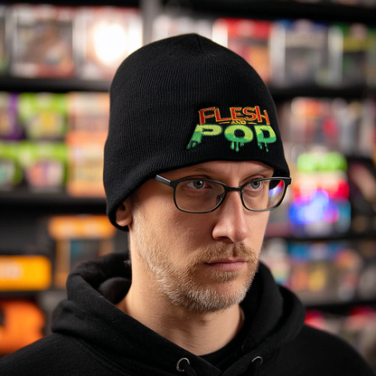 Flesh and Pod Embroidered Logo Beanie