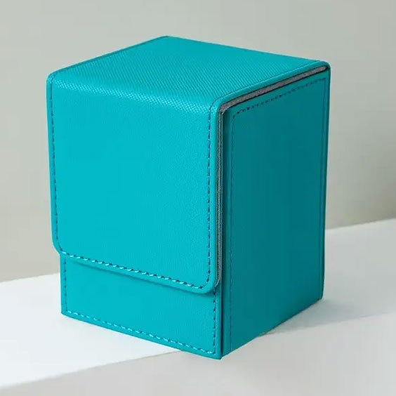 Deck Box - Turquoise Magnetic Vertical Box