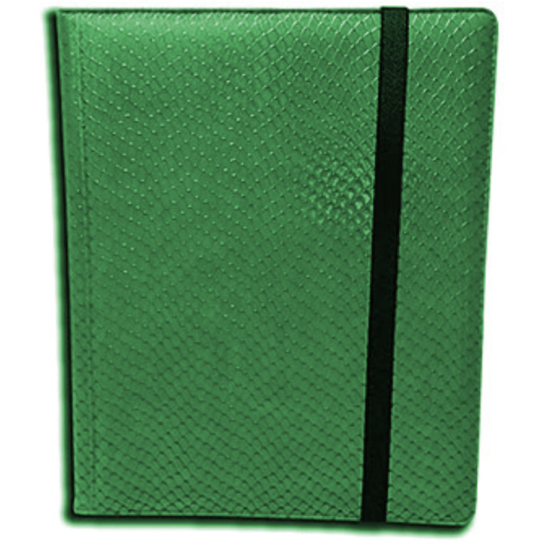 Trading Card Binder – 9 Pocket Dragon Hide Green