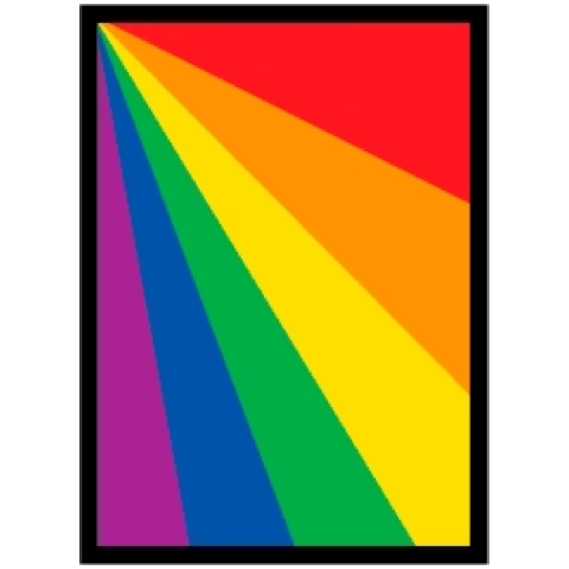 Card Sleeves - Rainbow - Standard