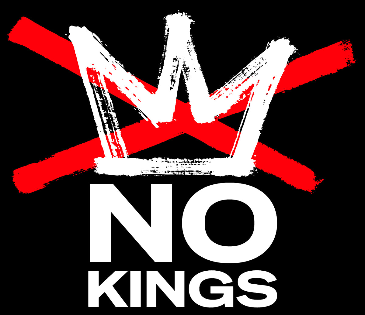 Tee - No Kings – White Letters