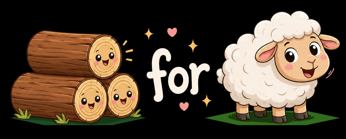 Tee - Wood for Sheep
